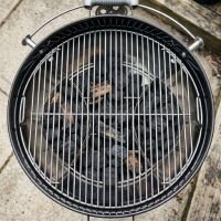 Barbecue grill after cleaning